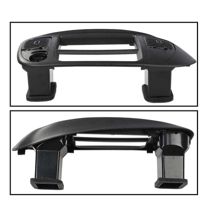 G-PLUS 1Set Center Dash Radio Surround Bezel Trim Panel Compatible with 2000-2003 Ford F150/2000-2002 Ford Expedition Black Dashboard Cover
