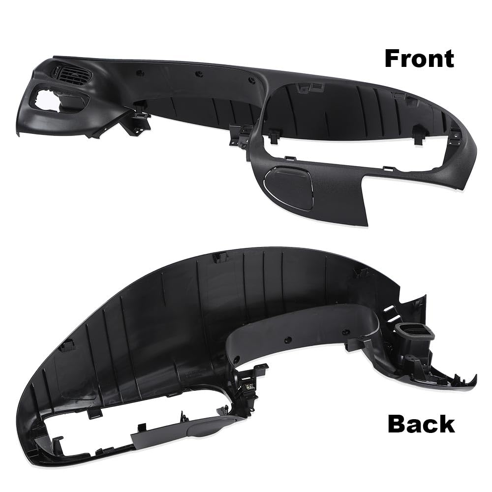 G-PLUS Dash Pad Bezel Compatible with Ford F150 1997-2003/Fit Ford Expedition 1997-2003 Black