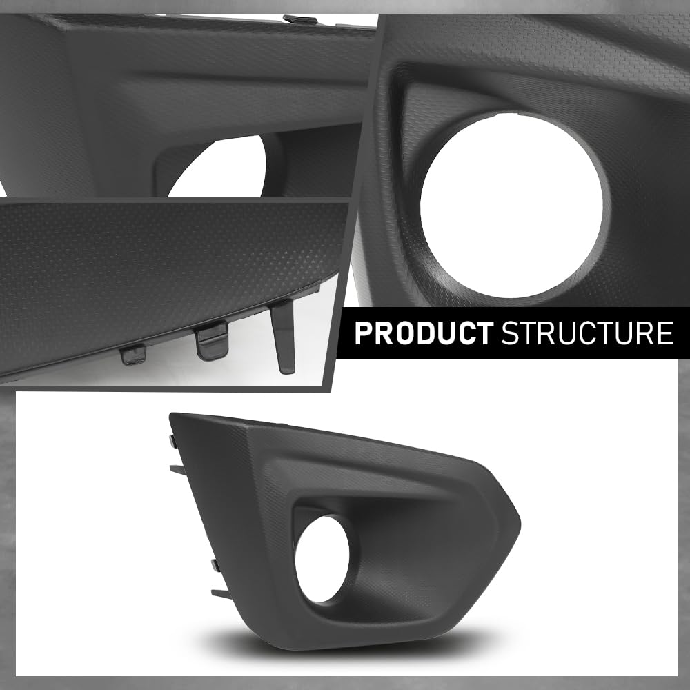 G-PLUS Fog Light Bezel Cover Set Right & Left Compatible with Subaru Impreza 2012-2014 57731FJ000, 57731FJ001