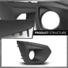 G-PLUS Front Right Fog Light Bezel Cover W/Hole, Compatible with Subaru Impreza 2012-2014, Passenger Side, 57731FJ000