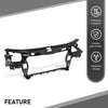 G-PLUS Radiator Support Panel Black, Compatible with Audi A8 2010-2018, 4H0805594E