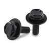 G-PLUS Body Bolt Screw Fastener Fender M6-1.0X 16mm Long- 10mm Hex- 17mm Washer Steel Black 20PCS