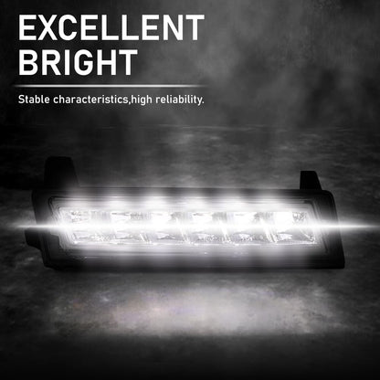 G-PLUS Front LED Right Fog Lamp Daytime Running Light, Compatible with Benz ML Class GL Class 2008-2013/ GLK Class 2009-2013, RH Passenger Side, A1649060251, 1649060251
