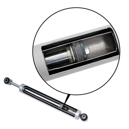 G-PLUS 0-3.5" N3 Rear Shocks Struts Lift Assemblies Kit Compatible With Ford F150 2WD 4WD 2009-2020 (0-3.5" Lift) Silver