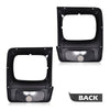 G-PLUS Headlights Bezel w/Corner Parking Light Compatible with Dodge Pickup Truck 1986-1990 Headlamps Head light Doors Headlamps Bezels Pair Set 4249810 CH2513122 4249811 CH2512122,faros delanteros