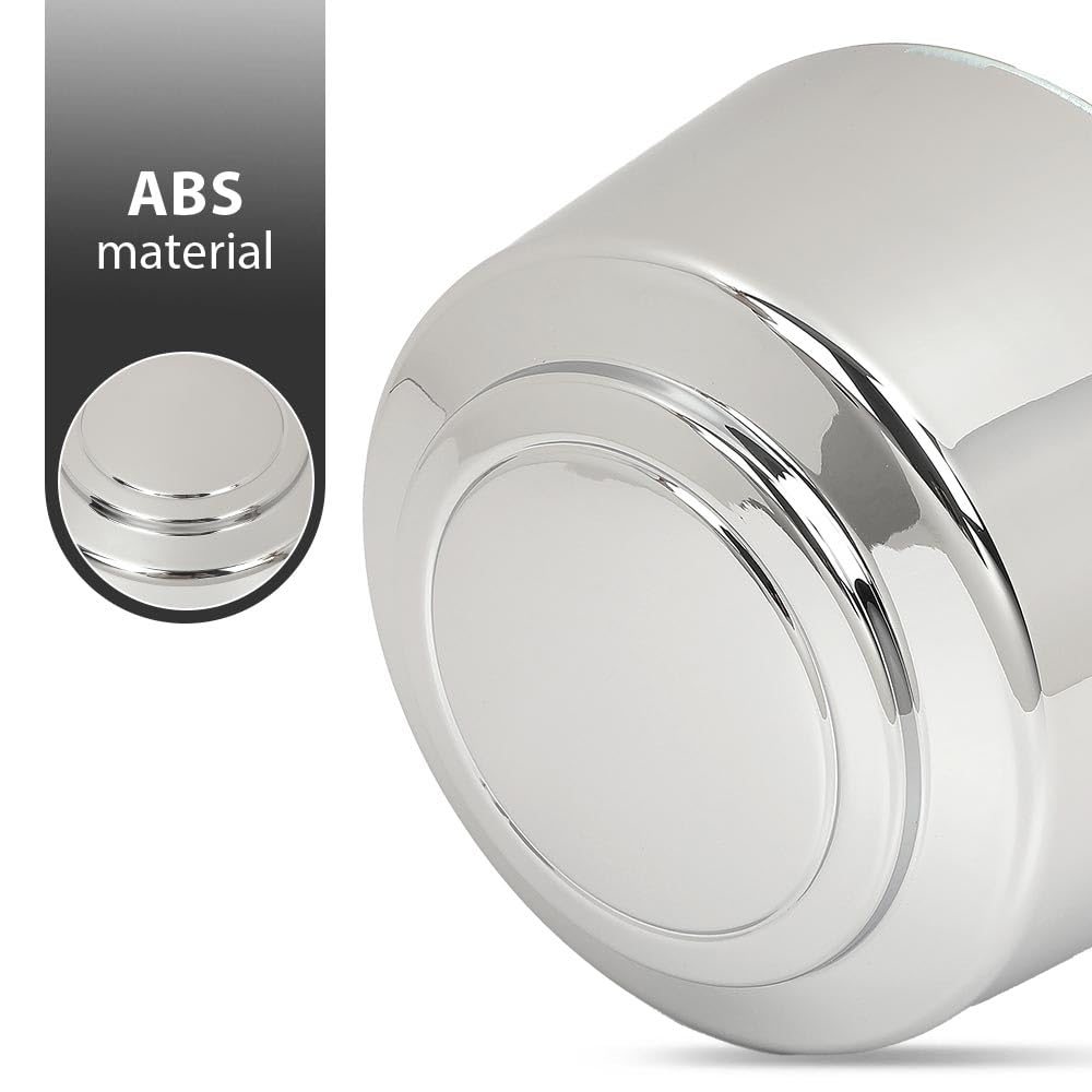 G-PLUS Wheel Center Hub Caps Nut Covers 8 Lug 16 inch Chrome Compatible with Ford F250 F350 Truck 1995-1997/ Fit Ford E150 E250 E350 E450 Van 1995-2008