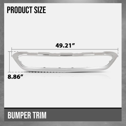 G-PLUS Front Bumper Face Bar Trim Molding Step Pad Compatible with Benz GLC300 (submodel: 4Matic, Base) 2017-2019 2538851625, MB1044145 Silver