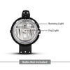 G-PLUS Front Fog Light Daytime Running Lamp Compatible with Mini Cooper Countryman R60 2010 2011 2012 2013 2014 2015 2016 63179802163 White