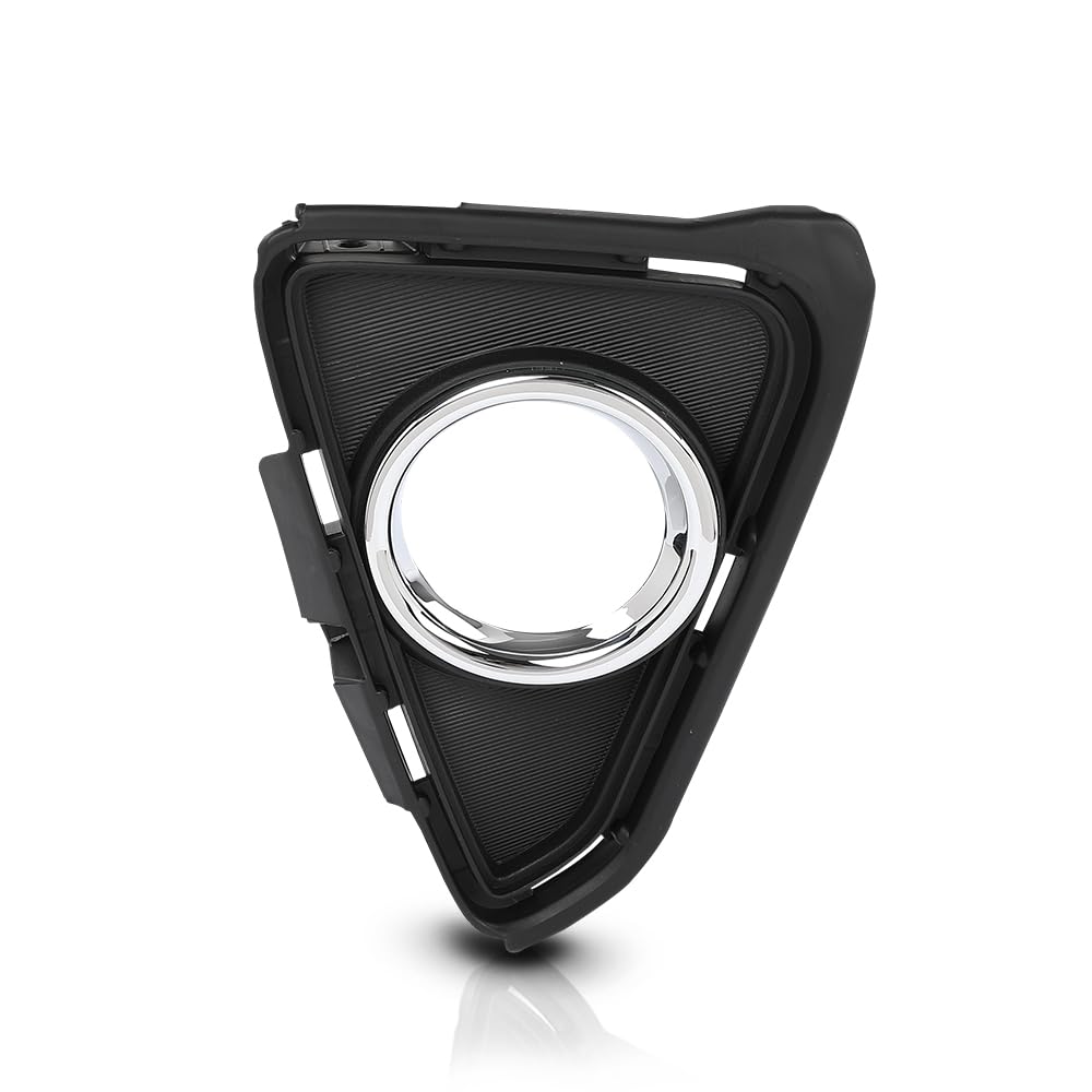 G-PLUS Fog Light Bezel Lamp Trim w/Chrome Right Passenger Compatible with Toyota RAV4 2016-2018 520300R030