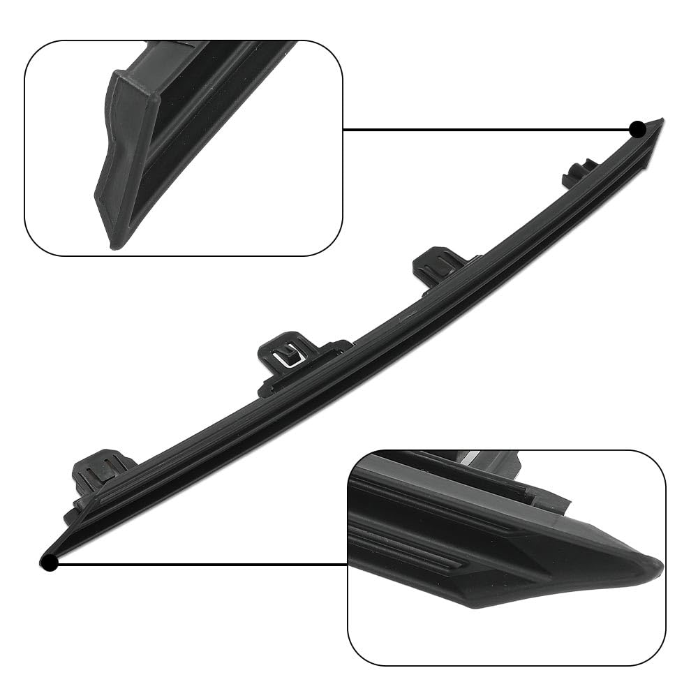 G-PLUS Right Front Bumper Grille Insert Upper Trim Molding Compatible with Toyota Rav4 2019 2020 2021 2022 531230R050, TO1213112