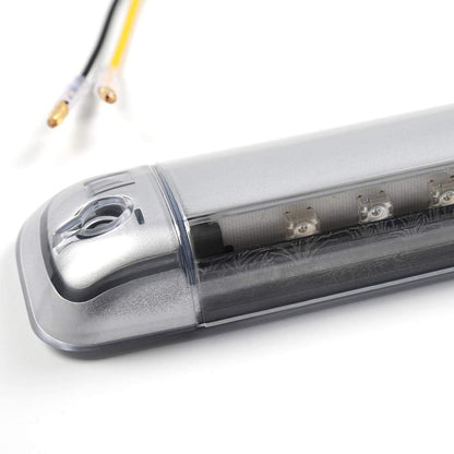 G-PLUS LED 3rd Brake Light Compatible with Chevy Suburban 1992-1999/Fit GMC Yukon 1992-2004/Fit Chevy Tahoe 1995-2000 Center High Mount Stop Light Third Lamp Assembly Clear Lens Chrome Housing