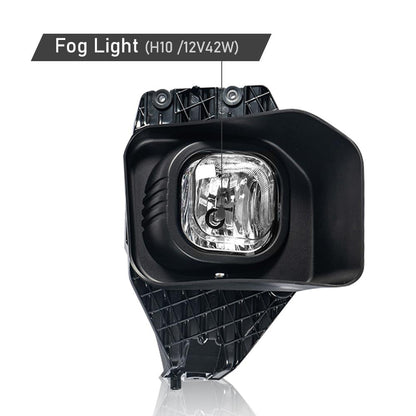 G-PLUS Fog Lights Driver and Passenger Side w/Harness and Switch Compatible with Ford F250 F350 F450 F550 Super Duty 2011-2016 Front Bumper Fog Lamp FO2593230 FO2592230 Clear Lens