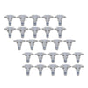 G-PLUS Door Weatherstrip Clips Nylon 3/16" Hole, 25pcs Window Weather Strip Clips 21077575