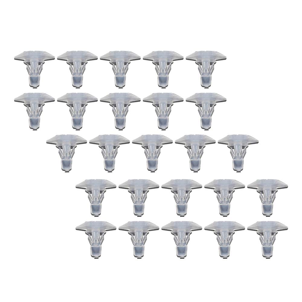 G-PLUS Door Weatherstrip Clips Nylon 3/16" Hole, 25pcs Window Weather Strip Clips 21077575