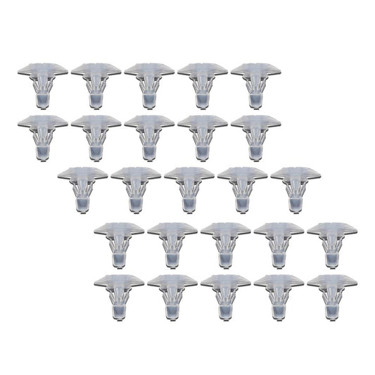 G-PLUS Door Weatherstrip Clips Nylon 3/16" Hole, 25pcs Window Weather Strip Clips 21077575