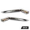 G-PLUS Front Right Bumper Lower Chrome Molding Compatible with Benz E350 4Matic / Base Coupe 2014 Fit Benz E550 Base 2014-2017 2078850874, MB1047131 Silver