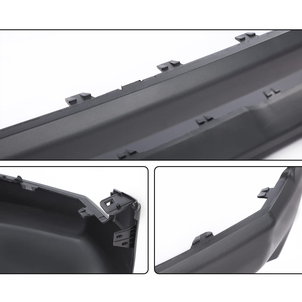 G-PLUS Primered Front Lower Bumper Cover Fascia Compatible with Jeep Compass 2017 2018 2019 2020 2021 Textured Dark Gray 5UQ11RXFAB CH1015131