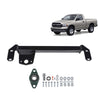 G-PLUS Steering Gear Box Stabilizer Bar Brace Compatible with Dodge Ram 1500 2500 3500 1994-2002 1032004 Black Iron Stabilizer Bar Bracket