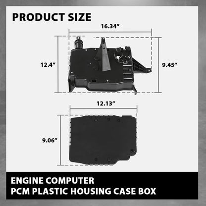 G-PLUS Engine Computer Plastic Housing Case Box 2PCS, Compatible with Ford Focus 2012-2018/ Escape 2013-2016, Fit Lincoln MKC 2015-2016, CV6Z 12B523-C, CV6Z 12A659-C