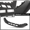 G-PLUS Front Lower Bumper Spoiler Valance, Compatible with Audi Q5 2009-2012, 8R0807061DGRU, AU1094102