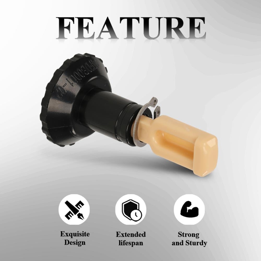 G-PLUS Idle Adjustment Knob Screw & Retainer Clip Compatible with Johnson, Evinrude, OMC Motors/Fit 9.9HP & 15HP Models 1974-1985