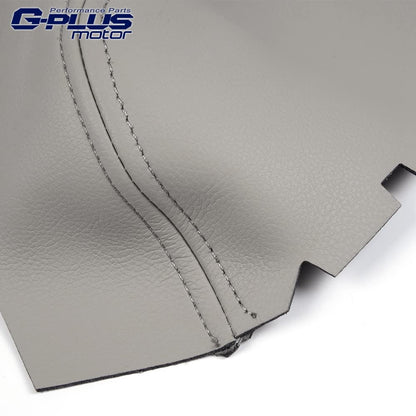G-PLUS Front Door Armrest Leather Cover Compatible with Honda Pilot,Door Panels Armrest Cover Skin Left & Right 2009-2015 (Grey)