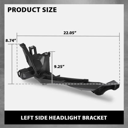 G-PLUS Front Left Headlight Bracket, Compatible with Audi Q5 /Q5 Sportback 2021-2024, Headlamp Support Driver Side, 80A805607B, AU2508113