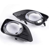 G-PLUS Clear Lens Fog Lights Assembly Compatible with Toyota Camry LE/XLE/Base 2010 2011 Driving Bumper Lamps + Wiring +Switch Kit + H8 Bulbs (Not fit SE and Hybrid models)