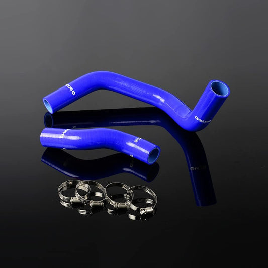 G-PLUS Silicone Radiator Hose Kit Compatible With Nissan Silvia SR20DET 200SX 240SX S13 S14 S15,Blue