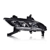 G-PLUS Fog Lights Assembly Compatible With 2016-2018 Nissan Maxima 4-Door Sedan S SL SR SV Front Bumper Halogen Fog Lights w/o Bulb Clear Lens Black Housing,Driver Side(Left)