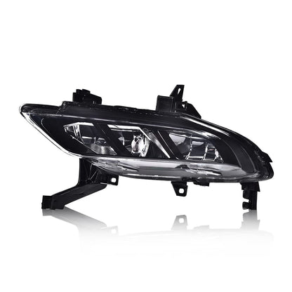 G-PLUS Fog Lights Assembly Compatible With 2016-2018 Nissan Maxima 4-Door Sedan S SL SR SV Front Bumper Halogen Fog Lights w/o Bulb Clear Lens Black Housing,Driver Side(Left)