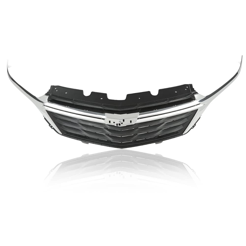 G-PLUS Front Bumper Grille Chrome ABS Plastic Compatible with Chevy Equinox 2022 2023
