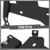 G-PLUS Right Headlight Bracket Compatible with Chevy Corvette C5 1997-2004 16523680, 16523682 Black