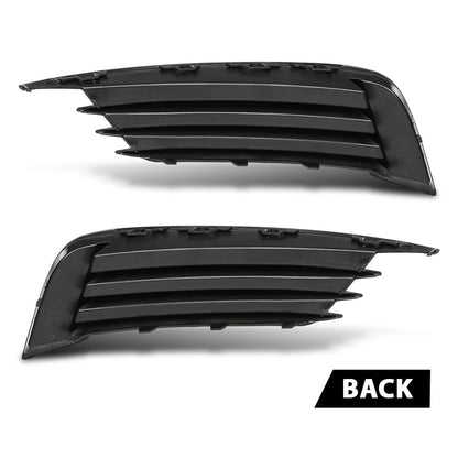 G-PLUS Pair Front Lower Bumper Grilles Covers, Compatible with Audi A3 S3 2013-2017, Left Driver & Right Passenger Side 2PCS, 8V5807682, 8V5807681