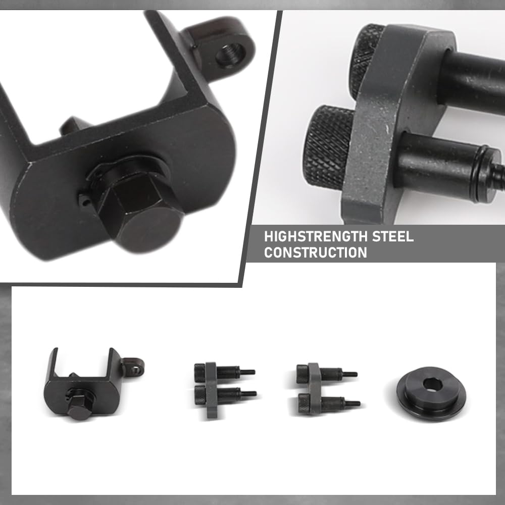 G-PLUS Engine Timing Tool Kit Compatible with VW Audi TSI TFSI EA888 1.8L 2.0L T10355, t40266, T10352, T10352/1 45 Steel Black