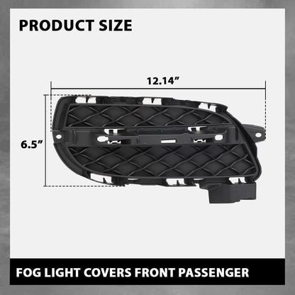 G-PLUS Fog Light Covers Front Passenger Right Side Compatible with Jaguar XJ XJR 2014-2017