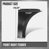G-PLUS Front Right Premium Fender Hood Compatible with Porsche Macan All models 2015 2016 2017 2018 2019 2020 2021 2022 2023 95B-821-102-DY-GRV, 95B821102AYGRV, 95B821102BYGRV Black