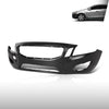 G-PLUS Front Bumper Cover Fascia Compatible with Volvo S60 T5 2012-2013 / T6 2011-2013 398025015, VO1000200 Black
