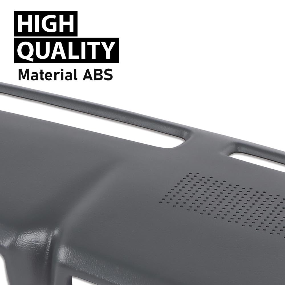 G-PLUS Dash Cover Compatible with Ford F100 F150 F250 F350 Bronco 1980-1986 12108LGR Light Gray