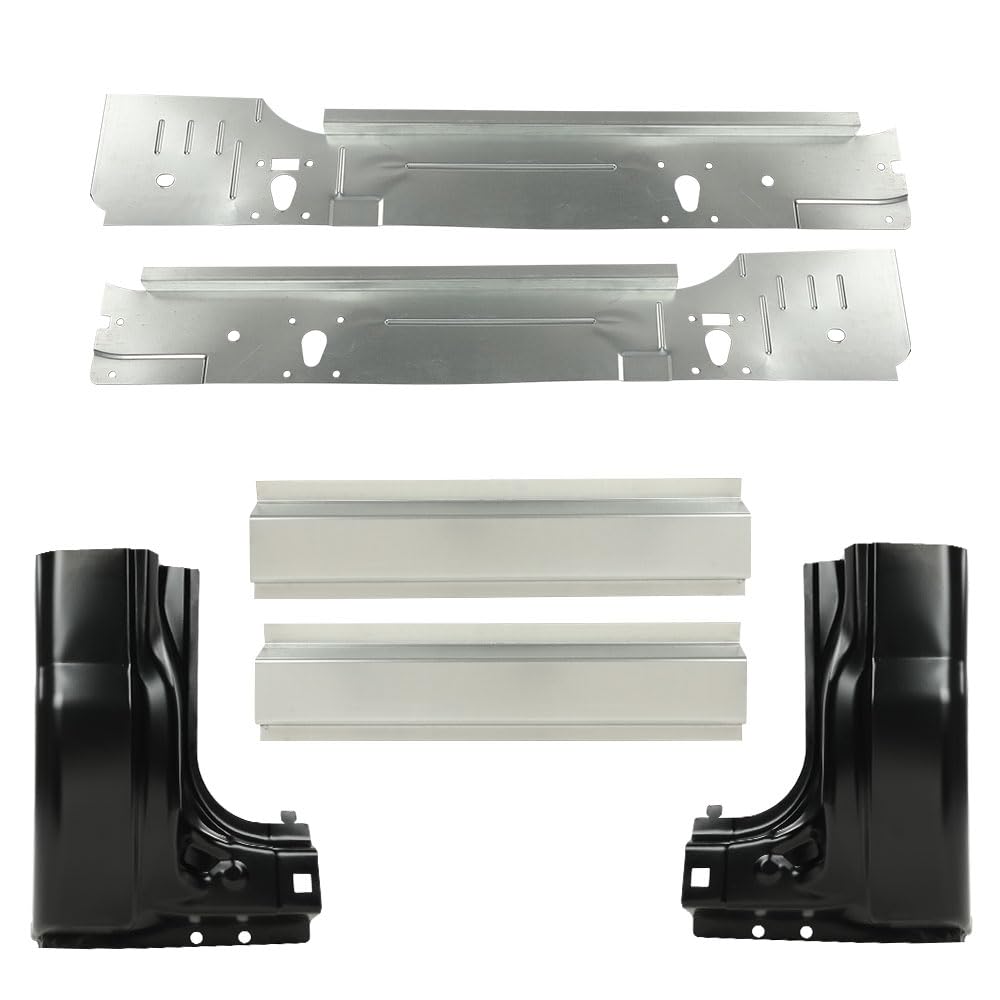 G-PLUS 6 PCS Rocker Panel Inner & Cab Kit Compatible with Ford F250 F350 F450 Super Duty 2 Door Regular Cab 1999-2016,Compatible with Regular Cabs Only/Not Fit Extended Cabs or Crew Cabs
