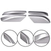 G-PLUS Roof Rack Bar Rail End Cover Shell Cap Compatible with 2003-2009 Toyota 4Runner,Roof Rail Rack 4Pcs (Silver)