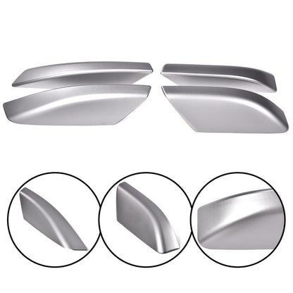 G-PLUS Roof Rack Bar Rail End Cover Shell Cap Compatible with 2003-2009 Toyota 4Runner,Roof Rail Rack 4Pcs (Silver)