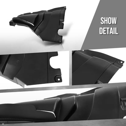 G-PLUS Front Right Side Lower Fender Splash Shield Compatible with BMW X5 2019-2025 Fit Models With M Sport Package 51718069308, BM1251138 Black
