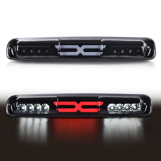 G-PLUS Third TailType X Brake Light High Mount Stop Lamp Reverse Light Turn Signal Light Fit Chevy Silverado 1999-2006 /GMC Sierra 1500 2500 3500 & HD Models 5978318 16525205