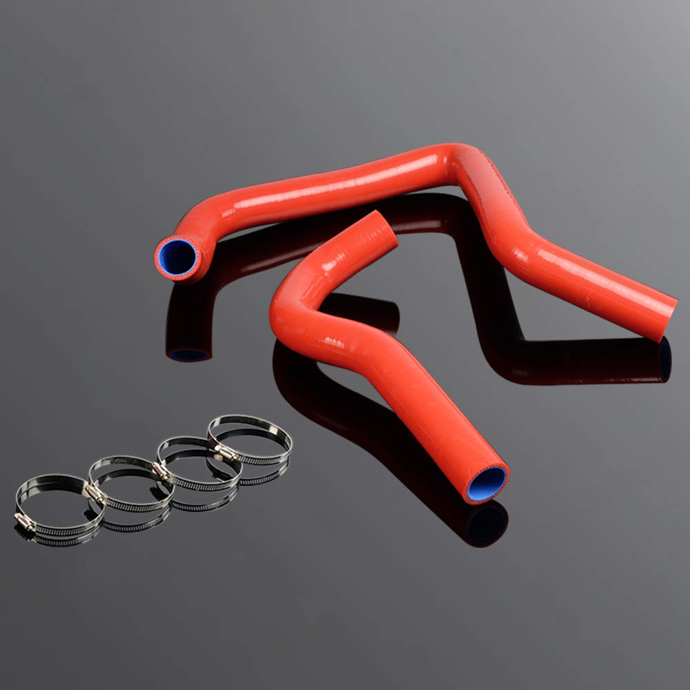 G-PLUS Silicone Radiator Coolant Hose Pipe Kit Clamps Compatible With 1994-2001 Acura IntEGra DB6-DC2 DC,Red