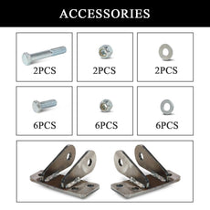 G-PLUS Shock Relocation Kit for Chevy C10 C20 1963-1987 Additional Angle