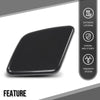 G-PLUS Left Side Bumper Headlight Washer Cover Cap Compatible with Volvo XC90 2007 2008 2009 2010 2011 2012 2013 2014 39875253 Glossy Black