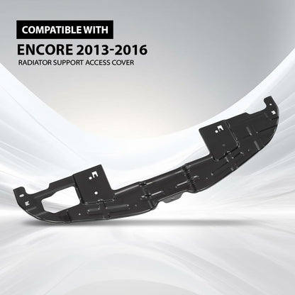 G-PLUS Radiator Support Access Cover Compatible with Buick Encore 2013 2014 2015 2016 95073187, GM1224114 Black