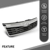 G-PLUS Front Bumper Grille Grill Compatible with Subaru Forester 2014-2016,Fit For Models With Type 1 Grille 91121SG050, SU1200155