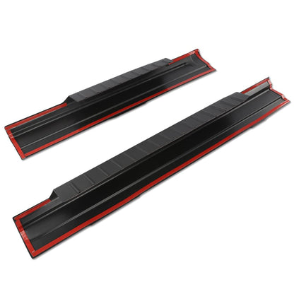 G-PLUS Rocker Panel & Sill Plate Covers Compatible with Ford F150 2009-2014 Rocker Panel & Door Sill Protector Covers 14069 Black